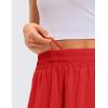 imageCRZ YOGA 2 in 1 Split Flowy Running Shorts for Women 3quot  High Waisted Quick Dry Skirts for Tennis Workout Athletic LoungeDark Red