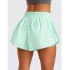 imageCRZ YOGA 2 in 1 Split Flowy Running Shorts for Women 3quot  High Waisted Quick Dry Skirts for Tennis Workout Athletic LoungeMint Moment