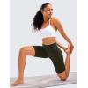 imageCRZ YOGA Butterluxe Biker Shorts 8quot  High Waisted Gym Workout Running Volleyball Spandex Yoga WomensOlive Green
