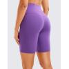 imageCRZ YOGA Butterluxe Biker Shorts 8quot  High Waisted Gym Workout Running Volleyball Spandex Yoga WomensRoyal Lilac