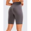 imageCRZ YOGA Butterluxe Biker Shorts 8quot  High Waisted Gym Workout Running Volleyball Spandex Yoga WomensTornado Grey