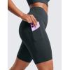 imageCRZ YOGA Butterluxe Biker Shorts Pockets 8quot  High Waisted Workout Yoga Volleyball Buttery Soft WomensDark Green