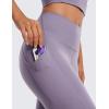 imageCRZ YOGA Butterluxe Biker Shorts Pockets 8quot  High Waisted Workout Yoga Volleyball Buttery Soft WomensLavender Mist
