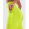 imageCRZ YOGA Butterluxe Biker Shorts Pockets 8quot  High Waisted Workout Yoga Volleyball Buttery Soft WomensNeon Yellow