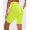 imageCRZ YOGA Butterluxe Biker Shorts Pockets 8quot  High Waisted Workout Yoga Volleyball Buttery Soft WomensNeon Yellow