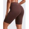 imageCRZ YOGA Butterluxe Biker Shorts Pockets 8quot  High Waisted Workout Yoga Volleyball Buttery Soft WomensTaupe