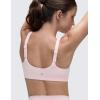 imageCRZ YOGA Butterluxe Soft Double Lined Sports Bras for Women  Scoop Neck Adjustable Straps Yoga Crop Top Non PaddedStrawberry Pink