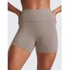 imageCRZ YOGA Secretsculpt Butterlift Biker Shorts 4quot  No Front Seam High Waisted Womens Workout Gym Booty Scrunch ButtCreamy Latte