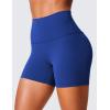 imageCRZ YOGA Secretsculpt Butterlift Biker Shorts 4quot  No Front Seam High Waisted Womens Workout Gym Booty Scrunch ButtWaves Blue