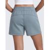 imageCRZ YOGA SoftAura Sweat Shorts for Women 4quot  High Waisted Modal for Casual Lounge Athletic with Pockets DrawstringBelgian Blue