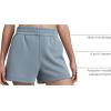 imageCRZ YOGA SoftAura Sweat Shorts for Women 4quot  High Waisted Modal for Casual Lounge Athletic with Pockets DrawstringBelgian Blue