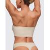 imageCRZ YOGA Softhold Double Lined Strapless Bralette  Stretchy Smooth Womens Tube Tops Bandeau Wireless TShirt Everyday BraMojave Tan 2