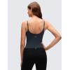 imageCRZ YOGA Softness Mold Butterluxe Adjustable Strap Tank Top for Women  Crop Camisole Workout Shirt with Built in Shelf BraTrue Navy