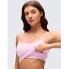 imageCRZ YOGA Softness Mold Butterluxe Adjustable Strap Tank Top for Women  Crop Camisole Workout Shirt with Built in Shelf BraVita Pink