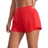 imageCRZ YOGA 2 in 1 Double Layer Running Shorts for Women 3quot  High Waisted for Athletic Tennis Workout with Zip PocketsDeep Red