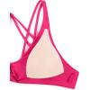 imageCRZ YOGA Twist Front Bikini Tops for Women  Padded V Neck Criss Cross Back Triangle Sexy Swim Bathing SuitGranita Pink