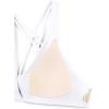 imageCRZ YOGA Twist Front Bikini Tops for Women  Padded V Neck Criss Cross Back Triangle Sexy Swim Bathing SuitWhite