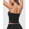 imageCRZ YOGA Butterluxe Double Lined Tube Tops for Women  Going Out Casual Tank Bandeau Crop Strapless ShirtsBlack