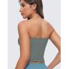 imageCRZ YOGA Butterluxe Double Lined Tube Tops for Women  Going Out Casual Tank Bandeau Crop Strapless ShirtsGrey Sage