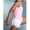 imageCRZ YOGA Cloudweight Open Back Workout Tops for Women Lightweight High Neck Athletic Gym Tank Soft Running Sleeveless ShirtsPink Peony