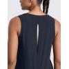 imageCRZ YOGA Cloudweight Open Back Workout Tops for Women Lightweight High Neck Athletic Gym Tank Soft Running Sleeveless ShirtsTrue Navy