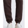 imageCRZ YOGA Cotton Fleece Lined Sweatpants for Men 30  Classic Fit Casual Lounge Cozy Sweat Pants Joggers with Zipper PocketsHot Fudge Brown