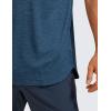 imageCRZ YOGA Crewneck Workout Shirts for Men  Quick Dry Running Athletic TShirts Lightweight Basic TopsOcean Blue Heather