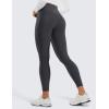 imageCRZ YOGA Fleece Lined Leggings 25  Thermal Casual Lounge Workout Womens Yoga High Waisted Pants Winter WarmMysterious Grey