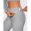 imageCRZ YOGA Fleece Lined Leggings 25  Thermal Casual Lounge Workout Womens Yoga High Waisted Pants Winter WarmRhino Grey