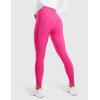 imageCRZ YOGA Fleece Lined Leggings Pockets 28  Thermal Casual Lounge Workout Womens Yoga Full Length Pants Winter WarmGranita Pink