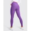 imageCRZ YOGA Fleece Lined Leggings Pockets 28  Thermal Casual Lounge Workout Womens Yoga Full Length Pants Winter WarmRoyal Lilac