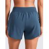 imageCRZ YOGA Mid Waisted Split Running Shorts for Women 4  Comfy Mesh Liner for Workout Athletic Gym Track Quick DryStelindigo
