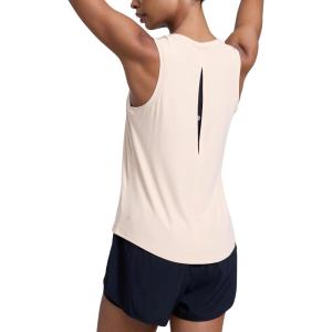 imageCRZ YOGA Cloudweight Open Back Workout Tops for Women Lightweight High Neck Athletic Gym Tank Soft Running Sleeveless ShirtsWhite Opal