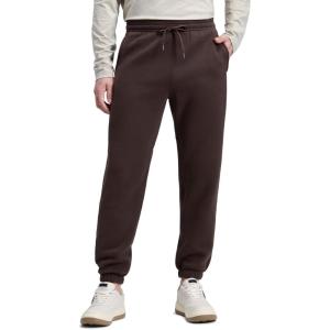 imageCRZ YOGA Cotton Fleece Lined Sweatpants for Men 30  Classic Fit Casual Lounge Cozy Sweat Pants Joggers with Zipper PocketsHot Fudge Brown
