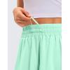 imageCRZ YOGA 2 in 1 Split Flowy Running Shorts for Women 3  High Waisted Quick Dry Skirts for Tennis Workout Athletic LoungeMint Moment