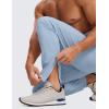 imageCRZ YOGA Athletic Joggers for Men 29  Lightweight Running Training Pants with Zip Pockets and Ankle ZippersCambric Blue