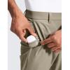 imageCRZ YOGA Breeze Comfy Golf Pants for Men  3032 Lightweight Quick Dry Casual Athletic Work Dress Trousers with PocketsKhali Barley
