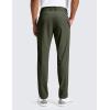 imageCRZ YOGA Breeze Comfy Golf Pants for Men  3032 Lightweight Quick Dry Casual Athletic Work Dress Trousers with PocketsLight Army Green