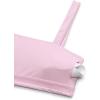 imageCRZ YOGA Butterlift Square Neck Sports Bras for Women  Padded Supportive Wide Straps Yoga Workout TopMilk Pink