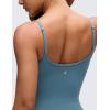 imageCRZ YOGA Butterluxe Double Lined Cami Tank Tops for Women  Yoga Casual Going Out Soft Scoop Neck Summer Sleeveless ShirtBlue Ashes