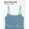 imageCRZ YOGA Butterluxe Double Lined Cami Tank Tops for Women  Yoga Casual Going Out Soft Scoop Neck Summer Sleeveless ShirtBlue Ashes