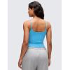 imageCRZ YOGA Butterluxe Double Lined Cami Tank Tops for Women  Yoga Casual Going Out Soft Scoop Neck Summer Sleeveless ShirtKayak Blue