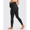 imageCRZ YOGA Butterluxe Extra Long Maternity Leggings 30  Yoga Lounge Pants for Tall Women Pregnancy Soft Over The BellyBlack