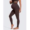imageCRZ YOGA Butterluxe Extra Long Maternity Leggings 30  Yoga Lounge Pants for Tall Women Pregnancy Soft Over The BellyHot Fudge Brown