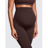 imageCRZ YOGA Butterluxe Extra Long Maternity Leggings 30  Yoga Lounge Pants for Tall Women Pregnancy Soft Over The BellyHot Fudge Brown