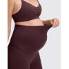 imageCRZ YOGA Butterluxe Extra Long Maternity Leggings 30  Yoga Lounge Pants for Tall Women Pregnancy Soft Over The BellyRipe Plum