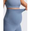 imageCRZ YOGA Butterluxe Extra Long Maternity Leggings 30  Yoga Lounge Pants for Tall Women Pregnancy Soft Over The BellyWashed Denim