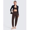 imageCRZ YOGA Butterluxe High Waisted Joggers for Women 28  Casual Lounge Workout Yoga Pants with PocketsHot Fudge Brown