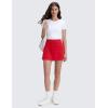 imageCRZ YOGA Butterluxe High Waisted Tennis Skirts for Women  Mini Lined A Line Golf Casual Skort with Inner PocketsAurora Red
