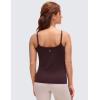 imageCRZ YOGA Butterluxe Maternity Clip Down Nursing Tank Tops  Adjustable Straps Womens Pregnancy Casual Cami Shirt Built in BraRipe Plum